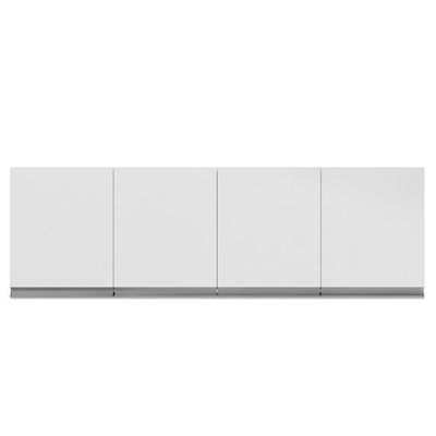 Armário Aéreo De Cozinha 4 Portas 160Cm Andréia Branco
