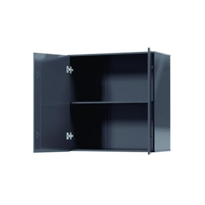 Armário Aéreo Aliex 02 Portas Cinza