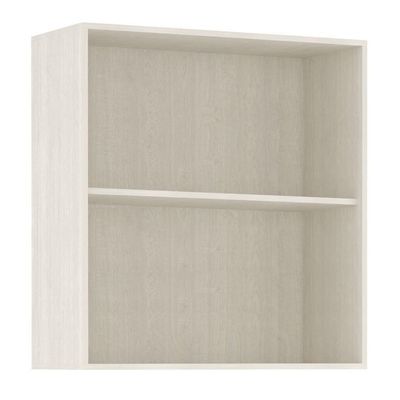 Armário Aéreo De Cozinha 80cm 2 Portas 2 Prateleiras Linea
