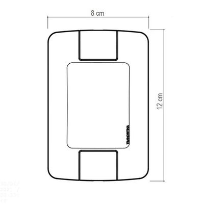 Placa Cega 4x2 Tramontina Aria Branca Tramontina