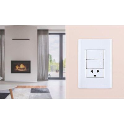 Placa 3 Postos 4x2 Tramontina Giz Branca Tramontina