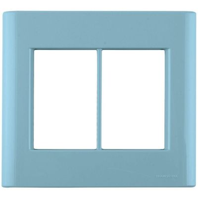 Placa 6 Postos 4x4 Tramontina Giz Azul Jeans Tramontina