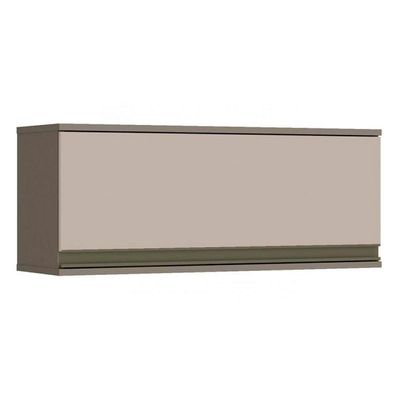 Armário Aéreo Cozinha Modulado Connect 80 C/ 1 Porta Basculante Duna/cristal - Henn