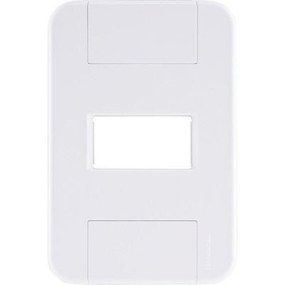 Placa 1 Posto Horizontal 4x2 Tramontina Tablet Branca Tramontina