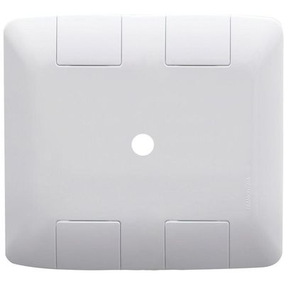 Placa Com 1 Furo 9,5 Mm 4x4 Tramontina Aria Branca Tramontina