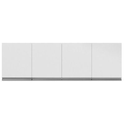 Armário De Cozinha Aéreo 160cm 4 Portas Branco