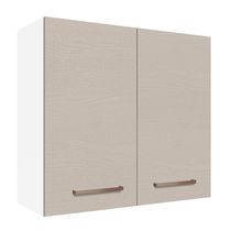 Armário Aéreo 70 Cm 2 Portas Agata Madesa Branco/crema