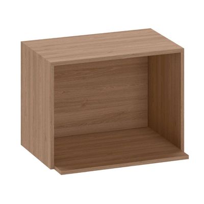 Armário Aéreo 58 Cm Com Nicho Micro Ondas Etna Poliman Carvalho Oak