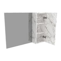 Espelheira Para Banheiro 1 Porta 80Cm Multimóveis Vcr10082