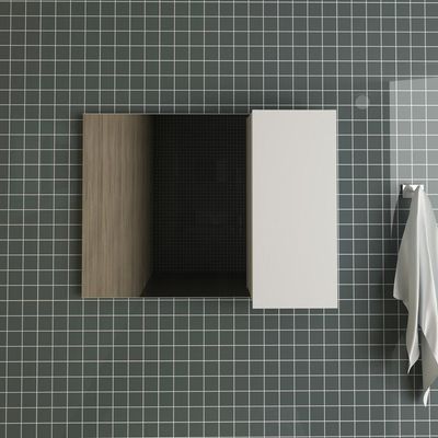 Espelheira Para Banheiro 1 Porta 80Cm Multimóveis Vcr10082