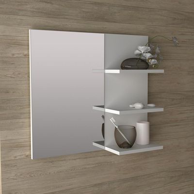 Espelheira Para Banheiro 60Cm Multimóveis Vcr10088 Branco