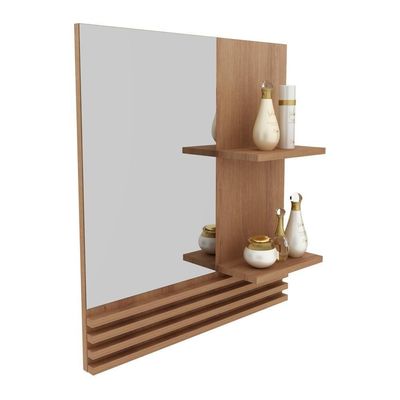 Espelheira Para Banheiro 60Cm Multimóveis Vcr10092 Amêndoa