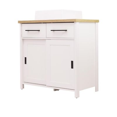 Gabinete Armário Banheiro Ditália 2 Gav 2 Pts Com Cuba Bn-03 Branco