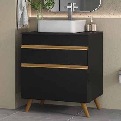 Gabinete Banheiro 1 Porta 1 Gaveta 70Cm Multimóveis V5024