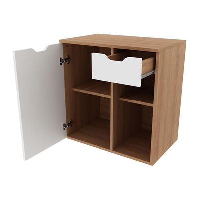 Gabinete Banheiro 1 Porta 1 Gaveta 60Cm Multimóveis Vcr10085