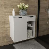 Gabinete Banheiro 1Porta 1Gaveta 60Cm Multimóveis Vcr10085