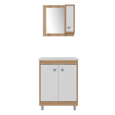 Gabinete Banheiro Cuba E Espelheira 60Cm MultimóveisVcr10058