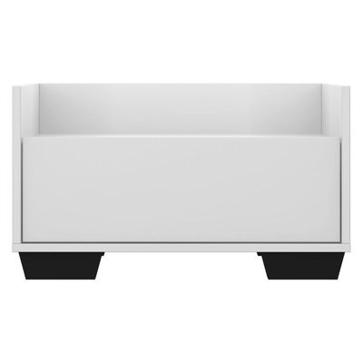 Gabinete Armário Banheiro 60Cm Multimóveis V3625Branco/Preto