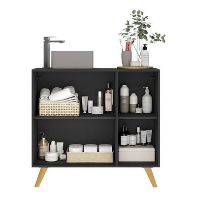 Gabinete Banheiro 3 Portas Retrô 90Cm Multimóveis V5030