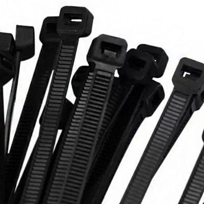 Abraçadeira De Nylon Preto 50 Uni 370Mm X 7Mm