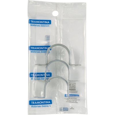 Abraçadeira Tipo U 1/2" - Embalagem Com 3 Unidades Tramontina