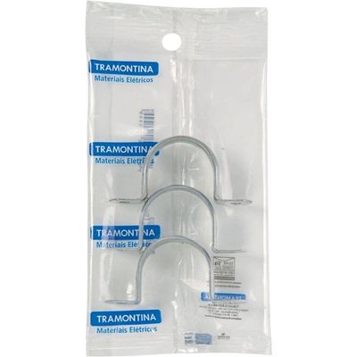 Abraçadeira Tipo U 1/2" - Embalagem Com 3 Unidades Tramontina