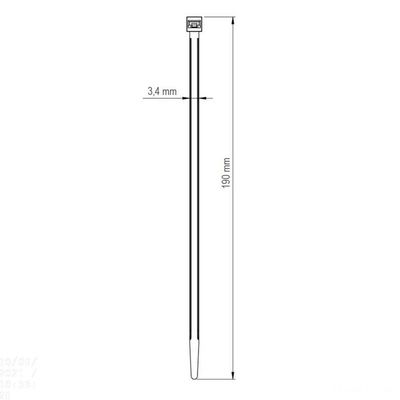 Abraçadeira De Nylon 190x3,4 Mm Tramontina Preta Tramontina
