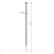 Abraçadeira De Nylon 140x3,4 Mm Tramontina Preta Tramontina
