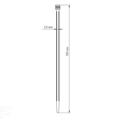 Abraçadeira De Nylon 140x3,4 Mm Tramontina Preta Tramontina