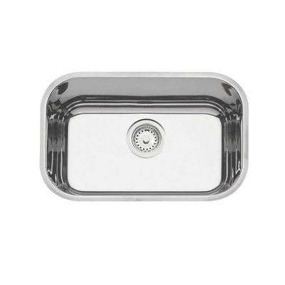 Cuba Lavínia 47 Bl Em Aço Inox Alto Brilho 47X30cm