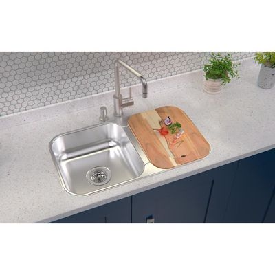 Cuba Tramontina Isis 2C 34 28 Bs Em Inox Polido 2 Válvulas,