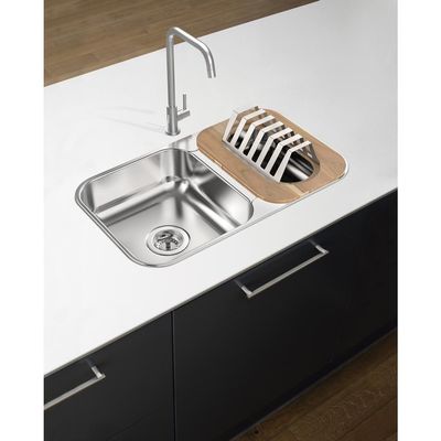 Cuba Tramontina Isis 2C 34 28 Bs Em Inox Polido 2 Válvulas,