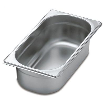 Kit 4 Cubas Gastronomica Inox Gn 1/3 X 100mm (325X176mm)