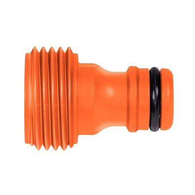 Adaptador Macho Tramontina Com Rosca Externa 3/4" Em Plástico Laranja Para Jardim Tramontina