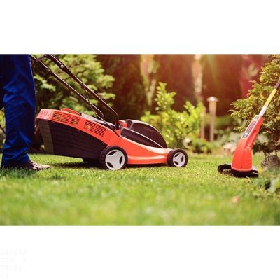 Cortador De Grama Elétrico Ce35p Com Diâmetro De Corte De 350 Mm Coletor Rígido E Chassi