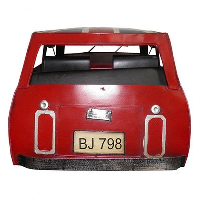 Carro Vintage Decorativo Mini Cooper Londres Retro Mr Bean (Cj-021)