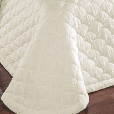 Colcha Cobre Leito Colossal King Com Lese 3 Peças - Palha