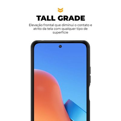 Capa para Redmi 12 - Symetric Preta - Gshield