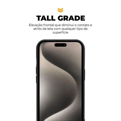 Capa para iPhone 15 Pro - Symetric Preta - Gshield