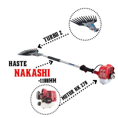Derriçadeira De Café Prof. Nakashi Turbo 2x12 25,4cc Nk 270