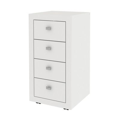 Gaveteiro Com 4 Gavetas Multimóveis Vcr25035 Branco Branco