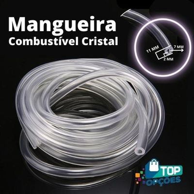 Mangueira De Combustível 7 X 2 Mm X 50M Cristal Ibirá