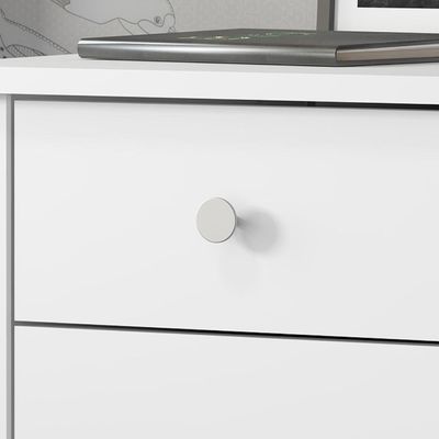 Mesa de Cabeceira Ditália 3 Gavetas Dm-113 Branco
