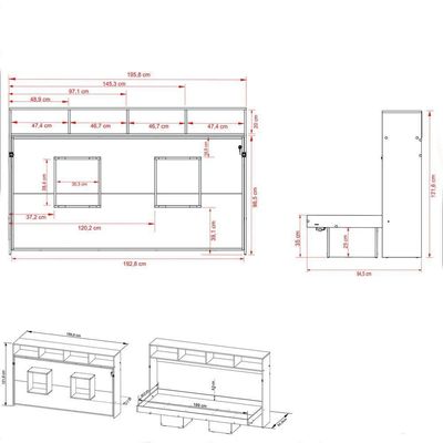 Cama Articulada Solteiro Colchão 88 X 188 Cm Cr35066 Branca