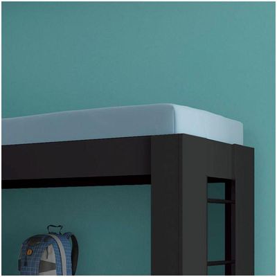 Beliche Cama Aux C/ 3 Colchões Ditália Treliche Cm-15 Preto