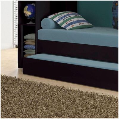 Beliche Cama Aux C/ 3 Colchões Ditália Treliche Cm-15 Preto