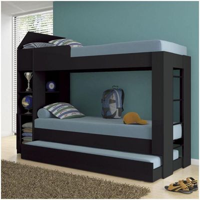 Beliche Cama Auxiliar Ditália Treliche Cm-15 Preto
