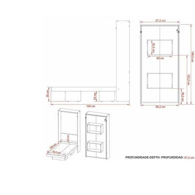 Cama Articulada Solteiro Multimóveis Vcr35035