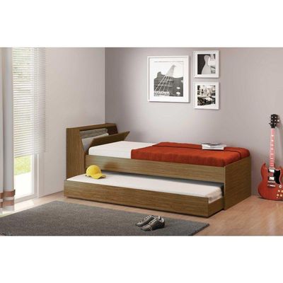 Cama Solteiro Bicama Com 2 Colchões Ditália Diamond