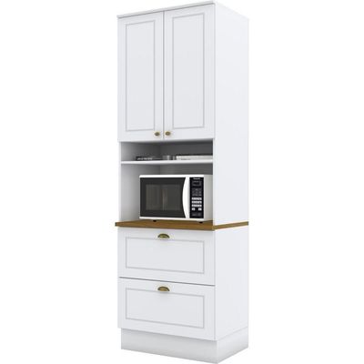 Paneleiro Torre Quente De Cozinha 1 Forno Americana Henn Branco Hp Com Nature